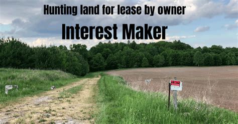 3,000 Available. . Hunting land for lease by owner near me
